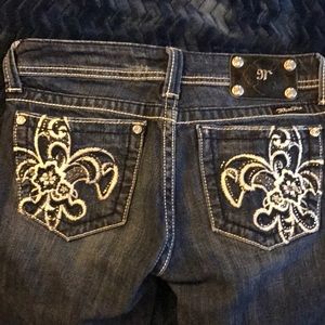 Fleur de Lis Bootcut Miss Me Jeans
